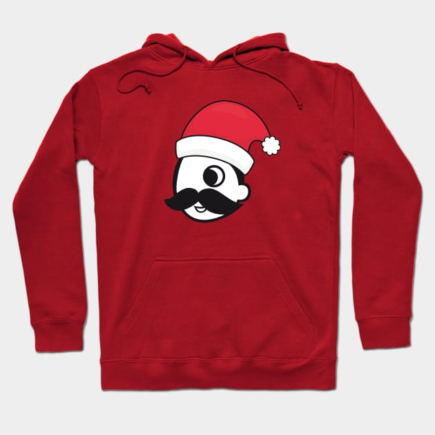 Natty Boh Christmas Santa Hoodie by EA Design